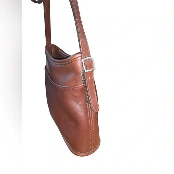 Vintage Coach Mambo Handbag Small Bucket Bag Adjustable Strap Fine Leather - Picture 8 of 11